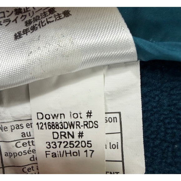 Eddie Bauer First Ascent StormDown 800 Vest Women M Blue Puffer Full Zip EUC - Picture 7 of 12